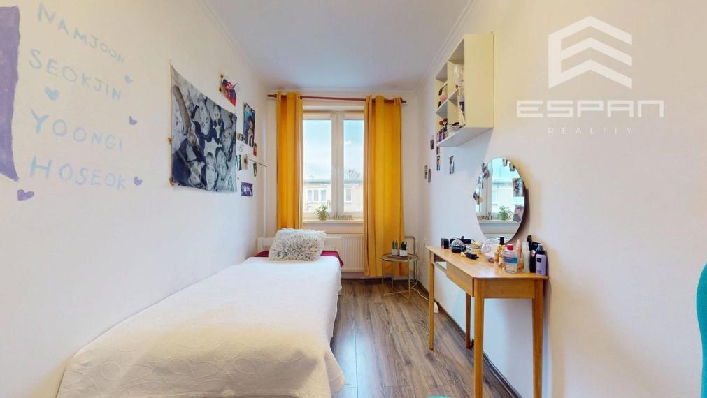 3 izbový byt s balkónom v blízkosti centra aj vlakovej stanice 