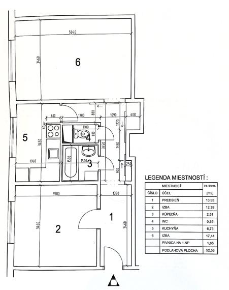 2 izbový byt v Dúbravke - Gallayova ul. 