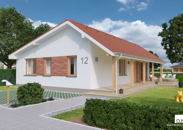 NOVOSTAVBA: 4 izb. rodinný dom s praktickou dispozíciou/Sekule